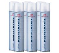 Wella Professionals Performance Laca para el pelo con gas propulsor, lata en aerosol, pack de 6 6 x 500 ml