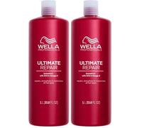 Wella Professionals ULTIMATE REPAIR Champú Profesional Ligero y Cremoso para Cabello Dañado, 1L (Paquete de 2)