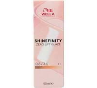 Wella Shinefinity Tinte Zero Lift Glaze Color 08/34 90 ml