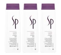 Wella Sp Clear Scalp Champú de Caspa, (3er Pack) Cada 250ml