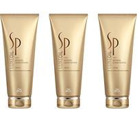 Wella SP Luxe Oil - Crema acondicionadora de queratina (3 x 200 ml)