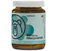 Wellbear Vitamina B3 500 mg - 60 Cápsulas