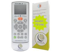 Wellclima Mando a distancia para calefactor compatible con Argo Chic Silver, Chic White, Clover, Ghost, Kompass, Sleek - NO Chic Vecchio - Ver imágenes - Preconfigurado, pilas incluidas - Sin