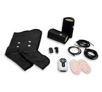 WELLCORE Botas Presoterapia Piernas | con USB | 9 niveles de intensidad | 2 modos de masaje | Fácil Uso | 10W | Masaje Relajante | Alivio para Piernas Cansadas
