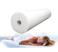 WELLCORE - Sábanas Desechables en Rollo | Funda para camilla de masaje | Precorte de 192 x 80 cm | Papel de Camilla Eco 31g/m2 | 59m de Largo | 80 cm de Ancho | Gramaje 18g, Blanco
