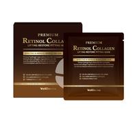 WELLDERMA - Premium Retinol Collagen Lifting Restore Fitting Mask - 4piezas