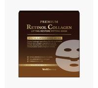 WellDerma - Premium Retinol Collagen Lifting Restore Fitting Mask Set 25g x 4 sheets