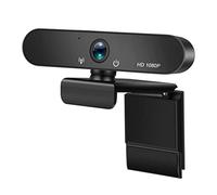 WELLDOER Cámara web 1080P con micrófono integrado Plug and For Play Auto para cámara de enfoque, regalos para Halloween, Navidad