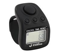 WELLDOER Contador electrónico de dedos reajustable LCD de 6 dígitos para musulmanes, orar, rosario, cantar, budas, multicanal, digital, contador de dedos, temporizador, musulmanes, orar, rosario,