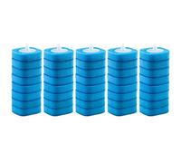 WELLDOER Escobilla de inodoro desechable de mango largo para inodoro de baño, fácil de reemplazar, cepillo de inodoro desechable para baño