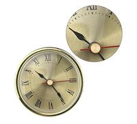 WELLDOER Inserto de reloj multifuncional de 80 mm con números romanos decoraciones perfectas para juntas de goma