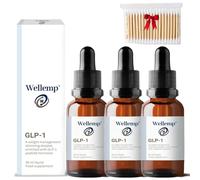 WELLEMP Metabolism Vitamin Drops for Men&Women,Energy Boost,30ml GLP-1 Burning Drops (3pcs)