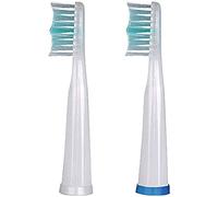 Wellenförmige Aufsteckbürsten para cepillo dental sónico Slim SW-31.k, 2 cabezales