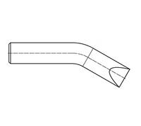 Weller Consumer T0054311299 Punta de Soldar de Larga Duración 43112, Curvo, Ø 20,0 mm