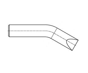 Weller Consumer T0054311299 Punta de Soldar de Larga Duración 43112, Curvo, Ø 20,0 mm