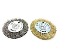 WELLERWERKZEUGE Juego de 2 discos de limpieza para Bosch GWS 10,8 12 V 76 accesorios discos abrasivos mini amoladora angular batería