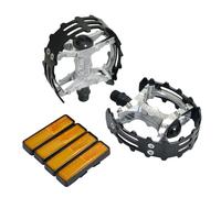 Wellgo Old School BMX MTB XC-II Bear Trap 9/16" Bicycle Pedals, Black, WE2963