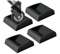 WELLGO Tapones de Cama y Tazas para Muebles, Paquete de 4 Unidades de 2 x 2 Pulgadas, Ruedas de Silicona Muebles Que se adaptan a Todas Las Ruedas de Muebles, sillas de sofá Cama,