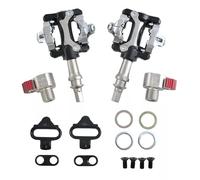 Wellgo W01 QRD - Pedales de aleación de 9/16 pulgadas, color negro, WE3102