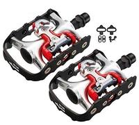 Wellgo WPD 998 - Pedales para Bicicleta de montaña (2 Unidades, Compatible con Shimano SPD)