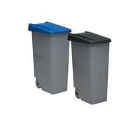WellHome Set de 2 Contenedores Cerrados de 110L H.88cm.