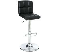 CONJUNTO DE 2 TABURETES DE BAR DELEK COLOR NEGRO| L. 44,5 x P. 54 x H. 90 cm