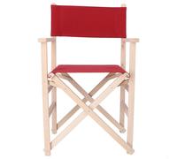 WellHome Silla de madera de haya granate 51,5x46x86 cm