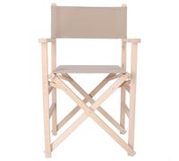 WellHome Silla de madera de haya gris piedra 51,5x46x86 cm