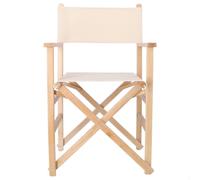WELL HOME - Sillon director sunset acabado en aceite, lona cruda, 51x46x86 cm