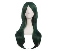 WELLHY 28 Extremos de Pelo Rizado Largo de 70 cm Peluca de Cosplay de Disfraz (Rosa) Peluca Coser (Color : Peachblow) (Color : Pine Green)