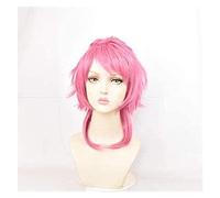 WELLHY Anime Cosplay Pelucas 's Bizarre Adventure Trish UNA Bruno Bucciarati cos Peluca KEEBON Coser Peluca
