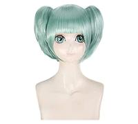 WELLHY Cosplay Peluca Anime Assassination Classroom Kayano Kaede Ponytails Peluca Corta Cosplay Ansatsu Kyoushitsu Cabello Resistente al Calor Mujeres Pelucas for Coser
