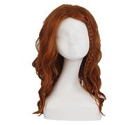 WELLHY Cosplay Wig 2021 Hair Wigs Cosplay Long Curly Wig for Women Costume Natasha Romanoff Role Play for Coser