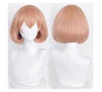 WELLHY Hinata Tachibana Anime Cosplay Peluca Pelo for Fiesta de Halloween Naranja Peluca Corta (Hinata Tachibana) Coser Peluca