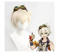 WELLHY Juego Genshin Impact Venti Kaeya Noelle Kong Ying Cosplay Pelucas Una Peluca Coser (Color : A) (Color : F)