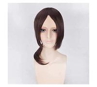 WELLHY Peluca de Cosplay Anime Cosplay Peluca Attack on Ymir Marrón Pelo Largo Comic-con Navidad Carnaval Fiesta de Halloween Vida Diaria Hombres y Mujeres Moda Peluca for Coser