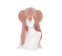 WELLHY Peluca de Cosplay Genshin Impact Peluca Anime Cosplay YAN FEI Peluca con Gorra de Peluca Gratis for Fiesta de Halloween Carnaval Vida Nocturna Conciertos Bodas for Coser