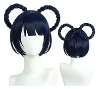 WELLHY Peluca de cosplay Peluca de anime Cosplay Demon Slayer Pelucas Tanjiro/Kamado Nezuko/Zenitsu/Shinobu/Tomioka Peluca Pelucas cortas largas for Halloween Peluca de pelo sintético resistente al ca