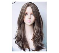 WELLHY Peluca de Pelo sintético de Parte Lateral Ondulada Natural de Longitud Media en Capas largas Pelucas Multicolores for Mujeres Blancas Peluca Cosplay Coser Peluca