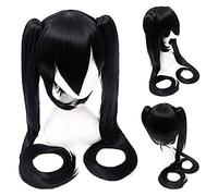 WELLHY Peluca for Halloween Moda Navidad Fiesta Vestir Peluca Miku Senbon Sakura Hatsune Snow Hatsune Sakura Hatsune Albino Hatsune Kamomori Sanae Cosplay Peluca Color: Cy120-6 (Light Blue Hatsune) Co
