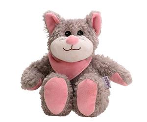 welliebellies® Gato de peluche térmico | grande | relleno de mijo orgánico extraíble | calentar en el horno o en el microondas | hasta 90 min de calor | también se puede utilizar para enfriar
