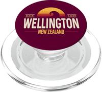 Wellington Nueva Zelanda | Wellington NZ Retro Wave PopSockets PopGrip para MagSafe