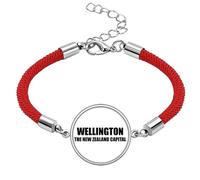 Wellington The New Capital Lucky - Pulsera de cuerda roja hecha a mano