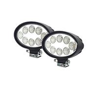 WELLIT 2x24w Oval Luz De Trabajo Led Faros antiniebla Lámpara Flood Work Light Offroad conducción 12V 24V Tractor barco Camión