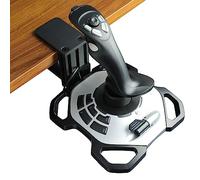 WELLMETE - Soporte de escritorio para joystick Flight Sim, compatible con Logitech G Extreme 3D PRO Joystick para ventanas, soporte ajustable de acero duradero para soporte de joystick de vuelo Hotas