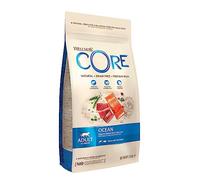 Wellness Core Ocean, salmón y atún, 1,75 kg, Comida Seca para Gatos Adultos, sin azúcar añadida, Limo de Cereales, con Alto Porcentaje de Carne, promueve un Pelaje Brillante
