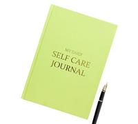 Wellness Reflection Journal - Diario diario de motivación para el cuidado personal | Sin fecha A5 - Rastreador de gratitud con cubierta resistente, organizador de claridad mental guiada para la