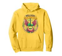Wellness Rockstar Squad Yoga Profesor Fitness Coach Recuperación Sudadera con Capucha