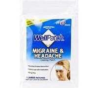WellPatch Almohadillas de enfriamiento para dolor de cabeza, migraña, 4 - 2 almohadillas de 5 1/8 pulgadas (paquete de 6)