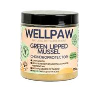 WELLPAW Condroprotector Natural para Perros - Extracto de Mejillón Verde 100g - MSM - Suplemento Articular con Omega 3, GAGs y Glucosamina - Salud de Caderas, Ligamentos y Cartílago